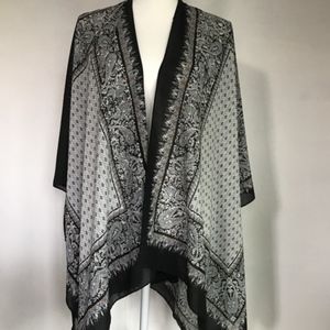 Anthropologie Paisley print Scarf Kimono